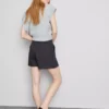 Pantalones cortos utilitarios de denim de algodón