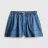 Pantalones cortos utilitarios de denim de algodón