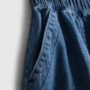 Pantalones cortos utilitarios de denim de algodón