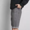 Pantalones cortos vaqueros ajustados de talle medio