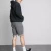 Pantalones cortos vaqueros ajustados de talle medio