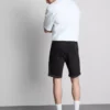 Pantalones cortos vaqueros ajustados de talle medio