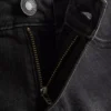 Pantalones cortos vaqueros ajustados de talle medio
