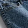 Pantalones cortos vaqueros ajustados de talle medio