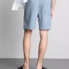 Pantalones Cortos vaqueros con cordón y textura