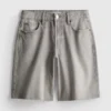 Pantalones Cortos vaqueros con dobladillo sin rematar