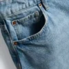 Pantalones Cortos vaqueros con dobladillo sin rematar