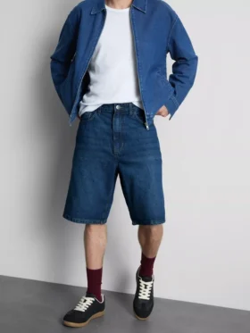 Pantalones Cortos vaqueros de corte holgado