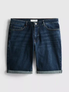 Pantalones Cortos vaqueros de corte recto