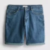 Pantalones Cortos vaqueros de corte recto