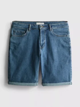 Pantalones Cortos vaqueros de corte recto