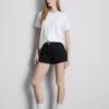 Pantalones Cortos vaqueros de talle medio con vuelta