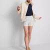 Pantalones Cortos vaqueros de talle medio con vuelta