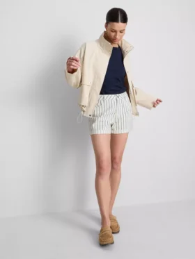 Pantalones Cortos vaqueros de talle medio con vuelta