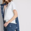 Pantalones Cortos vaqueros de talle medio con vuelta