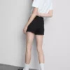 Pantalones Cortos vaqueros de talle medio con vuelta
