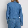 Pantalones Cortos vaqueros de talle medio con vuelta