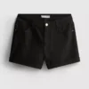 Pantalones Cortos vaqueros de talle medio con vuelta