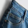Pantalones Cortos vaqueros de talle medio con vuelta