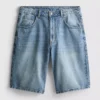 Pantalones cortos vaqueros holgados de talle medio