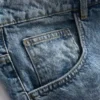 Pantalones cortos vaqueros holgados de talle medio