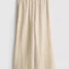 Pantalones culotte de algodón puro