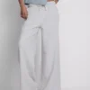 Pantalones de Chándal cómodos de mezcla de algodón con pernera ancha