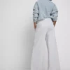Pantalones de Chándal cómodos de mezcla de algodón con pernera ancha