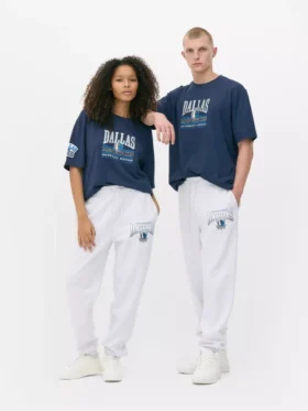Pantalones de chándal con cordón de los Dallas Mavericks de la NBA