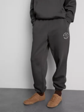 Pantalones de Chándal con puños, estampados y de mezcla de algodón