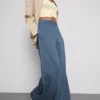Pantalones de Chándal de corte ancho con pliegues, con alto contenido en algodón