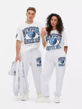 Pantalones de chándal de la NBA de los Memphis Grizzlies con cordón