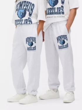 Pantalones de chándal de la NBA de los Memphis Grizzlies con cordón