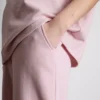 Pantalones de chándal de pierna ancha con alto contenido en algodón