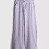 Pantalones de chándal de pierna ancha con alto contenido en algodón