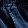 Pantalones de chándal de tiro ancho de denim de algodón