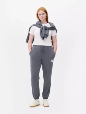 Pantalones de chándal estampados con puños