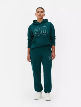 Pantalones de chándal estampados con puños