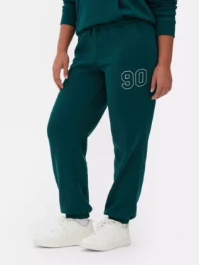 Pantalones de chándal estampados con puños