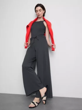 Pantalones de Chándal informales de algodón de pierna ancha