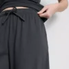 Pantalones de Chándal informales de algodón de pierna ancha