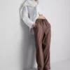 Pantalones de Chándal informales de mezcla de algodón