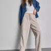 Pantalones de Chándal informales de mezcla de algodón