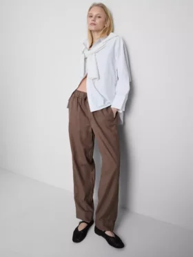 Pantalones de Chándal informales de mezcla de algodón