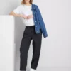 Pantalones de Chándal informales de mezcla de algodón