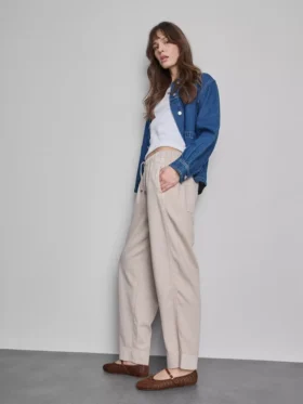 Pantalones de Chándal informales de mezcla de algodón