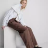 Pantalones de Chándal informales de mezcla de algodón