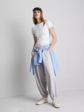 Pantalones de Chándal tipo harén con alto contenido en algodón