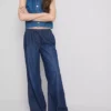 Pantalones de Chándal vaqueros de corte recto
