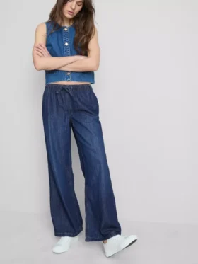 Pantalones de Chándal vaqueros de corte recto